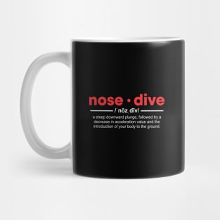 Funny One Wheel Onewheel Nosedive Definition Mug